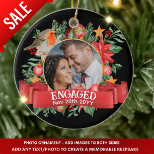 Black PHOTO Vintage Tree Decoration Personalized