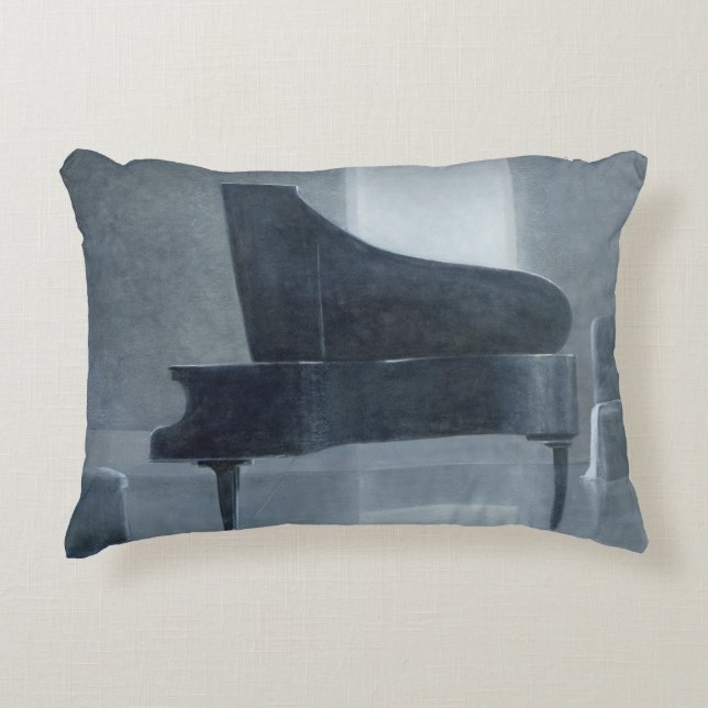 Black piano 2004 accent pillow (Front)