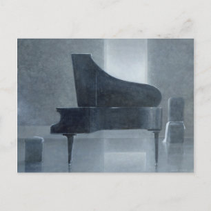 Black piano 2004 postcard