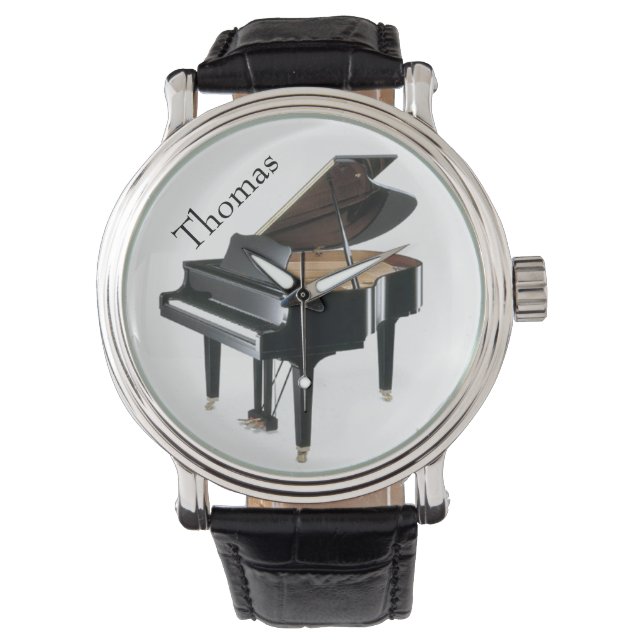 Black Piano Watch (Front)
