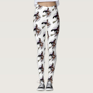 black pin up witch leggings