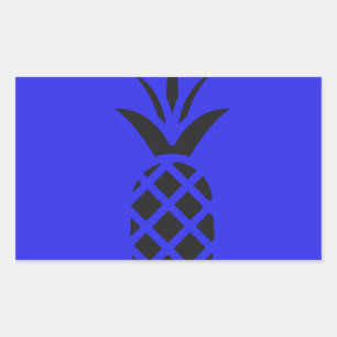 Black Pine Apple in Blue Sticker