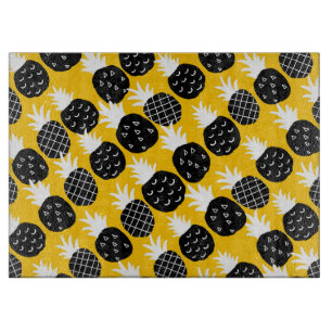 Black pineapples cutting board