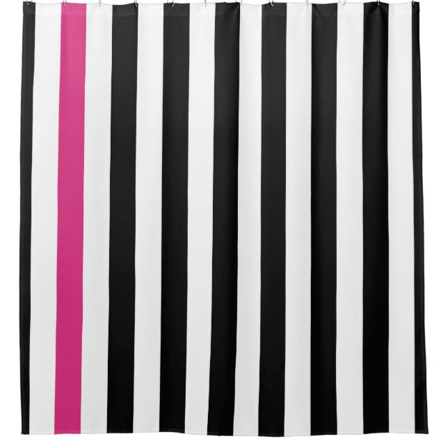 Black Pink And White Stripes (Front)