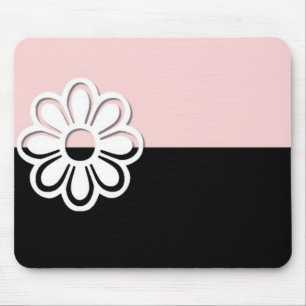 Black & Pink Design 3 Mousepad