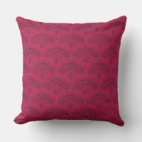 Black pink ethnic African traditional pattern