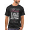 Black Pink Funeral Photo Memorial T-Shirt