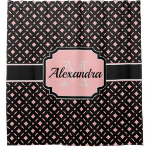 Black & Pink Geometric pattern