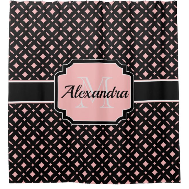 Black & Pink Geometric pattern (Front)