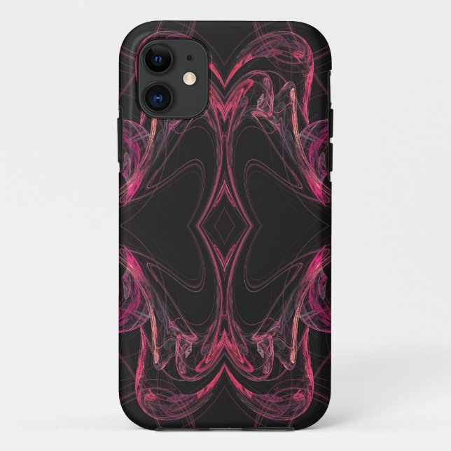 Black & Pink  iPhone 5 Custom Case-Mate ID Case (Back)