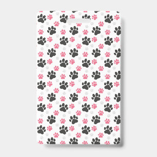 Black Pink Paw Print Dog Owner Puppy Lover Pets Badge