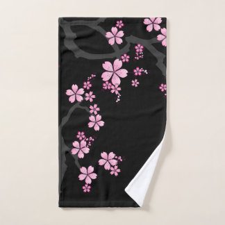 Black Pink Sakura design japonais ::