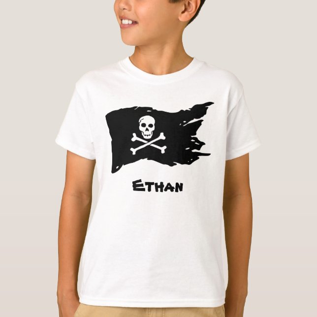 Black Pirate's Flag T-Shirt (Front)