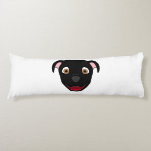 Black Pitbull Body Pillow