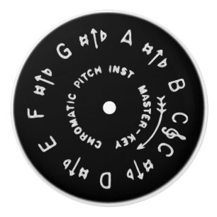 Black Pitchpipe Ceramic Knob