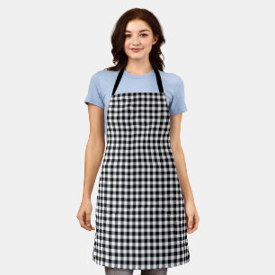 Black Plaid Apron