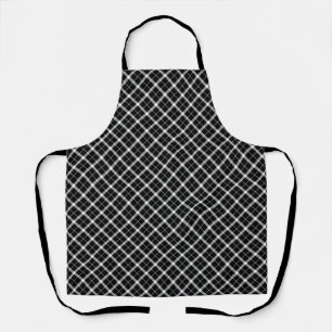 Black Plaid  Apron