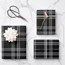 Black Plaid Tartan