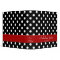 Black Polka Dot and Red Personalized Wedding