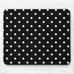 black polka dot mouse pad<br><div class="desc">black classy staff we all would love..</div>