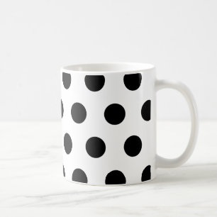Black Polka Dot Mug
