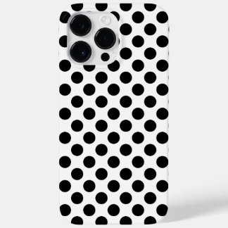 Black Polka Dots Case-Mate iPhone 14 Pro Max Case