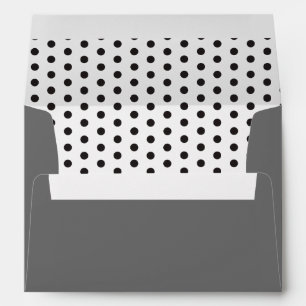 Black Polka Dots! Envelope
