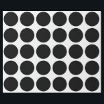 Black Polka Dots Large Geometric Pattern White Wrapping Paper<br><div class="desc">Designed with black patterns in solid white background. You may change to any background colour as you wish. Great for birthdays,  holidays or any celebrations or events!</div>