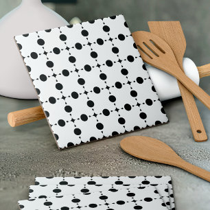 Black Polka Dots, Polka Dot Pattern, Dots, Dotted Tile