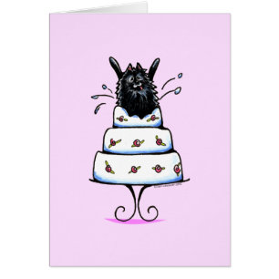 Black Pomeranian Cake Trick