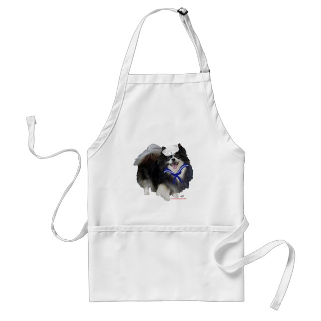 Black Pomeranian Sailor Standard Apron (Front)