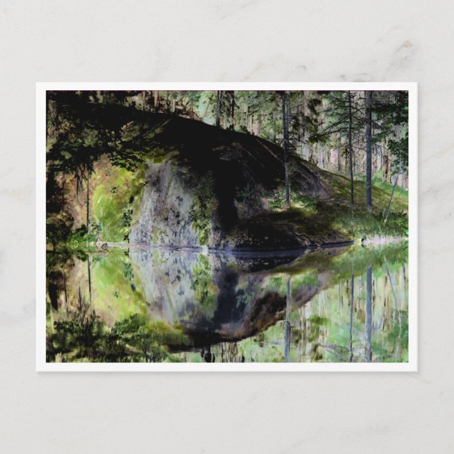 Black Pond Template Postcard (Front)