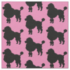 Black poodle dog silhouette