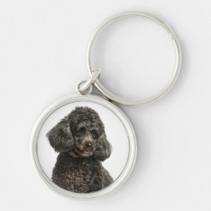 Black Poodle Mom Puppy Dog Dad Fur Mama Puppies Keychain