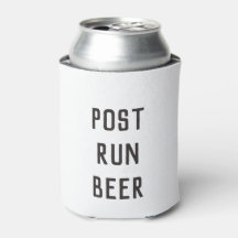 Black Post Run Can Cooler