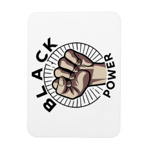 Black Power Afrocentric Magnet