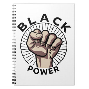 Black Power Afrocentric  Notebook