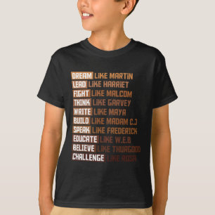 Black Power History Month African American Pride G T-Shirt