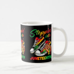 Black Power Juneteenth 1865 Melanin Pride African Coffee Mug