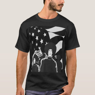 Black Power Panther Party American Flag 1966 Premi T-Shirt