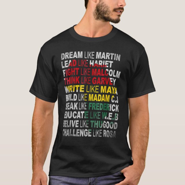 Black Power Shirt History Month African American P (Front)
