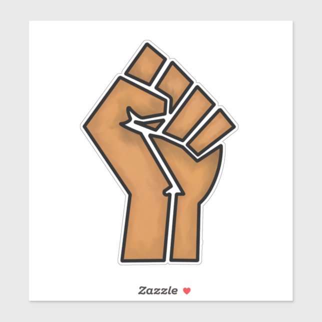 black pride fist unity history unity African brown (Sheet)