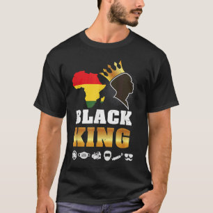Black Pride King Definition  African Plus Size Gra T-Shirt