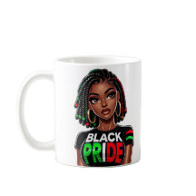 Black Pride Lady mug