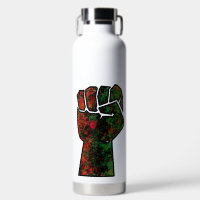 black pride red green fist pan African flag unity 