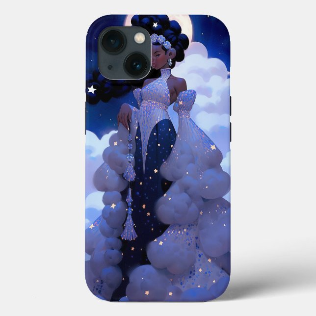 Black Princess Fantasy Art Case-Mate iPhone Case (Back)