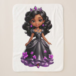 Black Princess Sherpa Blanket