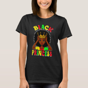 Black Princess Women African American Black Histor T-Shirt