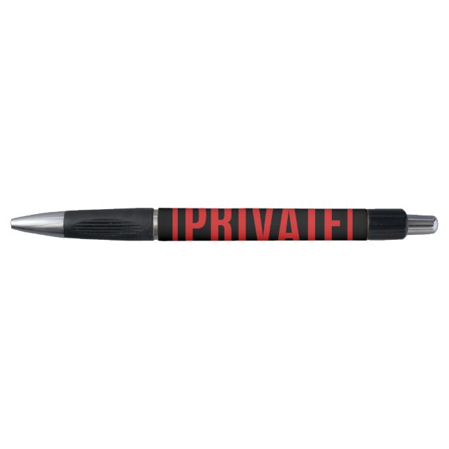 Black Private Pen (Front)