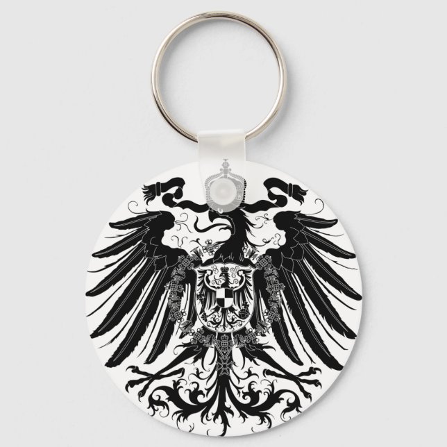 Black Prussian Eagle Keychain (Front)